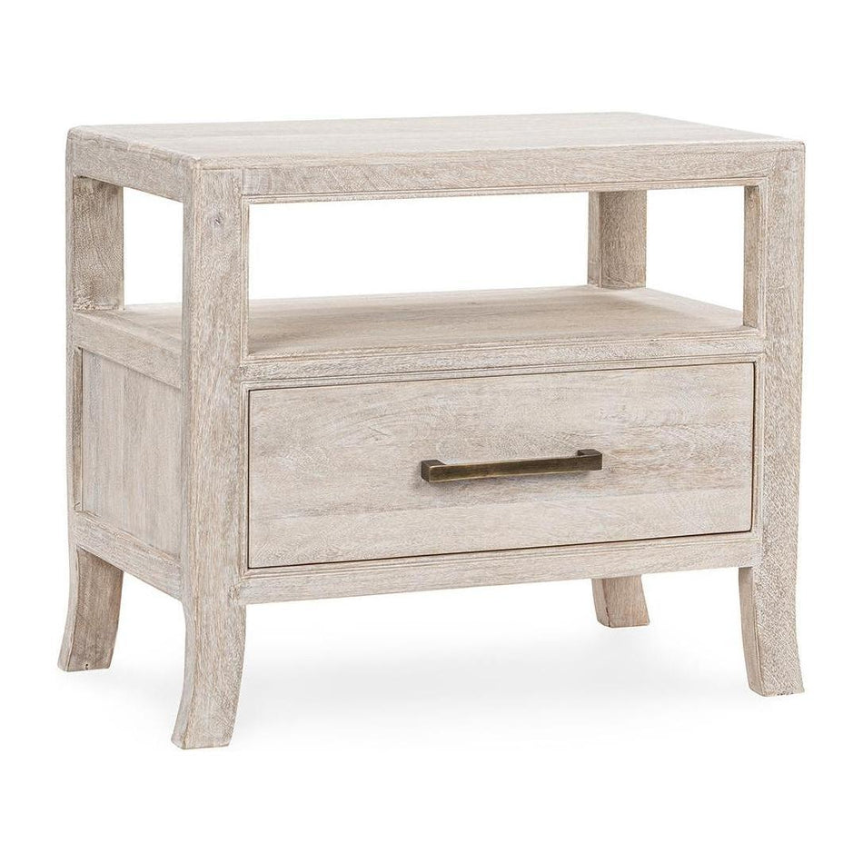 Classic Home Westmont Solid Wood 1 Drawer Nightstand
