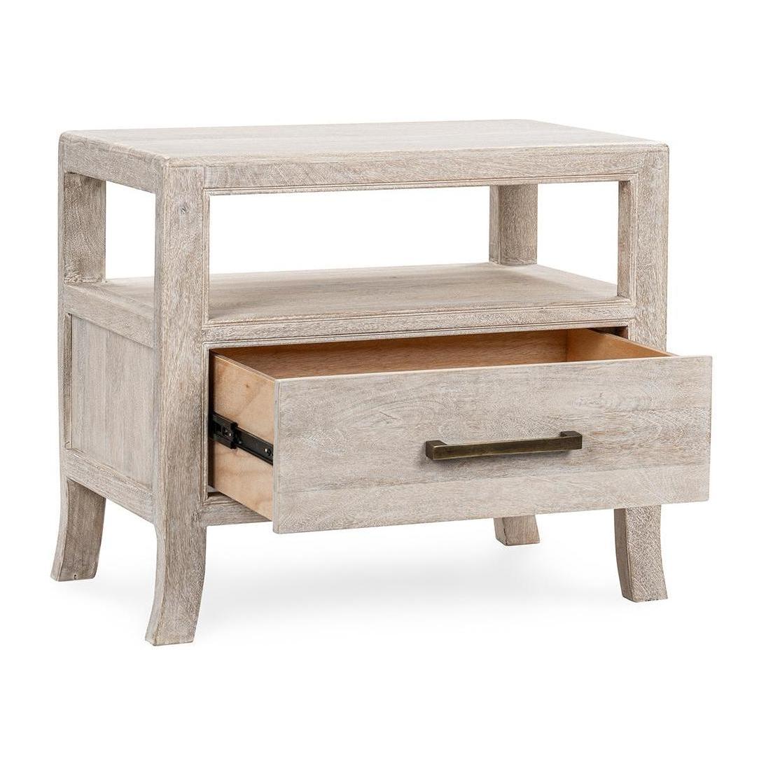 Classic Home Westmont Solid Wood 1 Drawer Nightstand