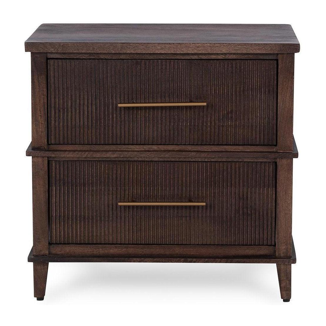 Classic Home Westlake Solid Wood 2 Drawer Nightstand