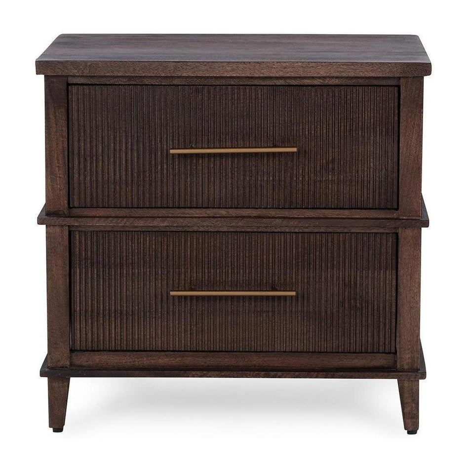 Classic Home Westlake Solid Wood 2 Drawer Nightstand