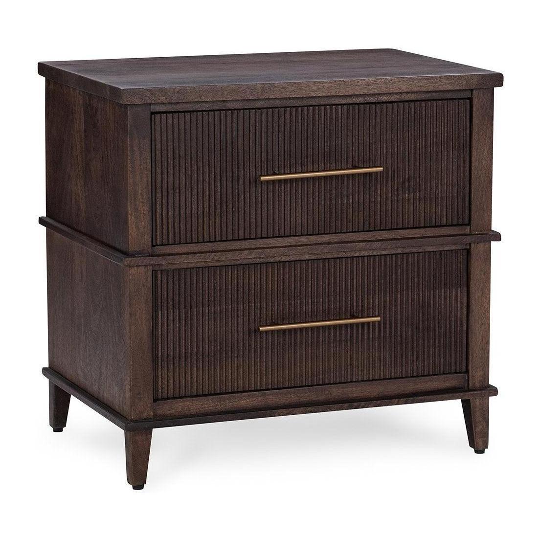 Classic Home Westlake Solid Wood 2 Drawer Nightstand