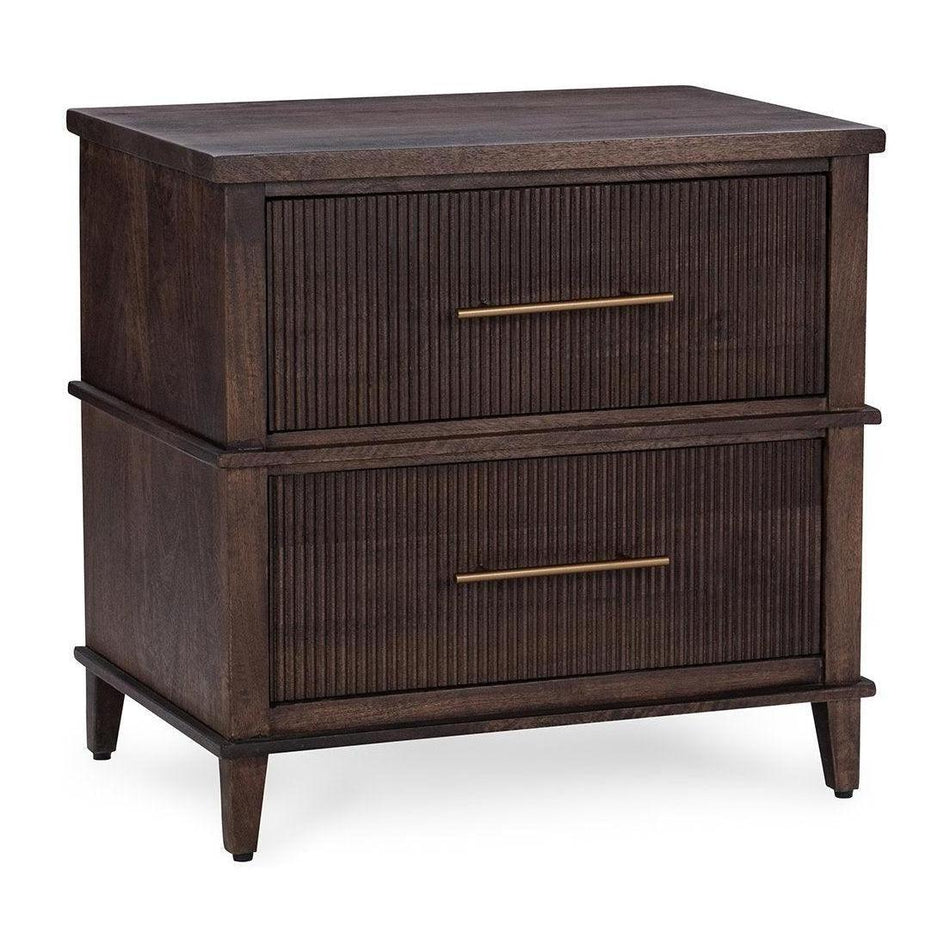 Classic Home Westlake Solid Wood 2 Drawer Nightstand