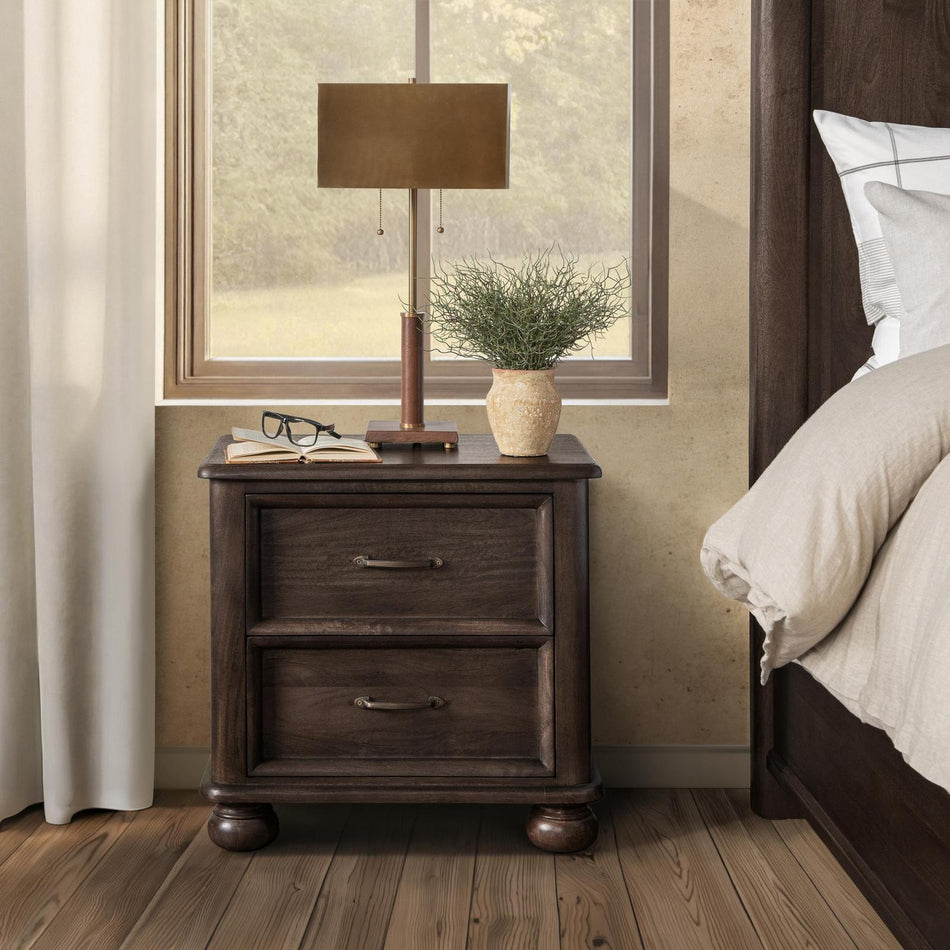 Classic Home Brookside 2 Drawer Nightstand