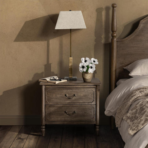 Classic Home Margaux 2 Drawer Nightstand
