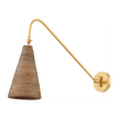 Hudson Valley Lighting Averack 1 Light 5.75 inch Aged Brass Plug-in Sconce Wall Light