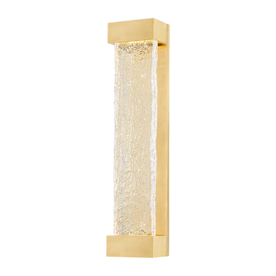 Hudson Valley Lighting Wharton 1 Light 5 inch Aged Brass Wall Sconce Wall Light