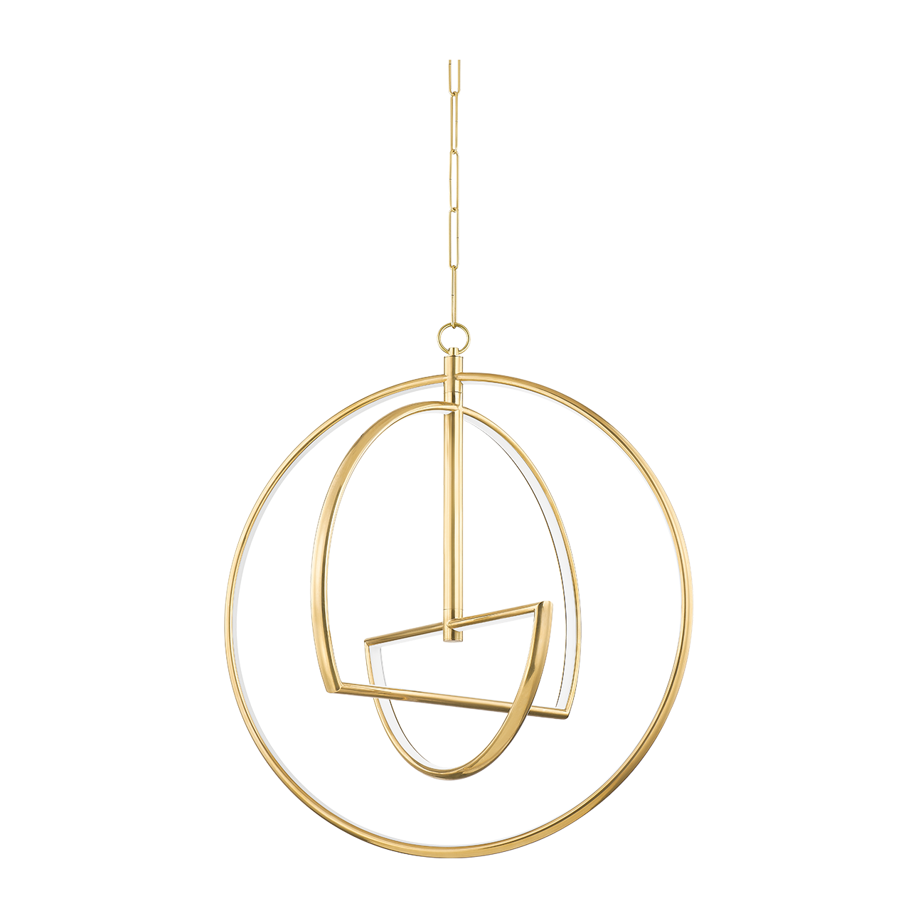Hudson Valley Lighting Welland 3 Light 24 inch Aged Brass Chandelier Ceiling Light