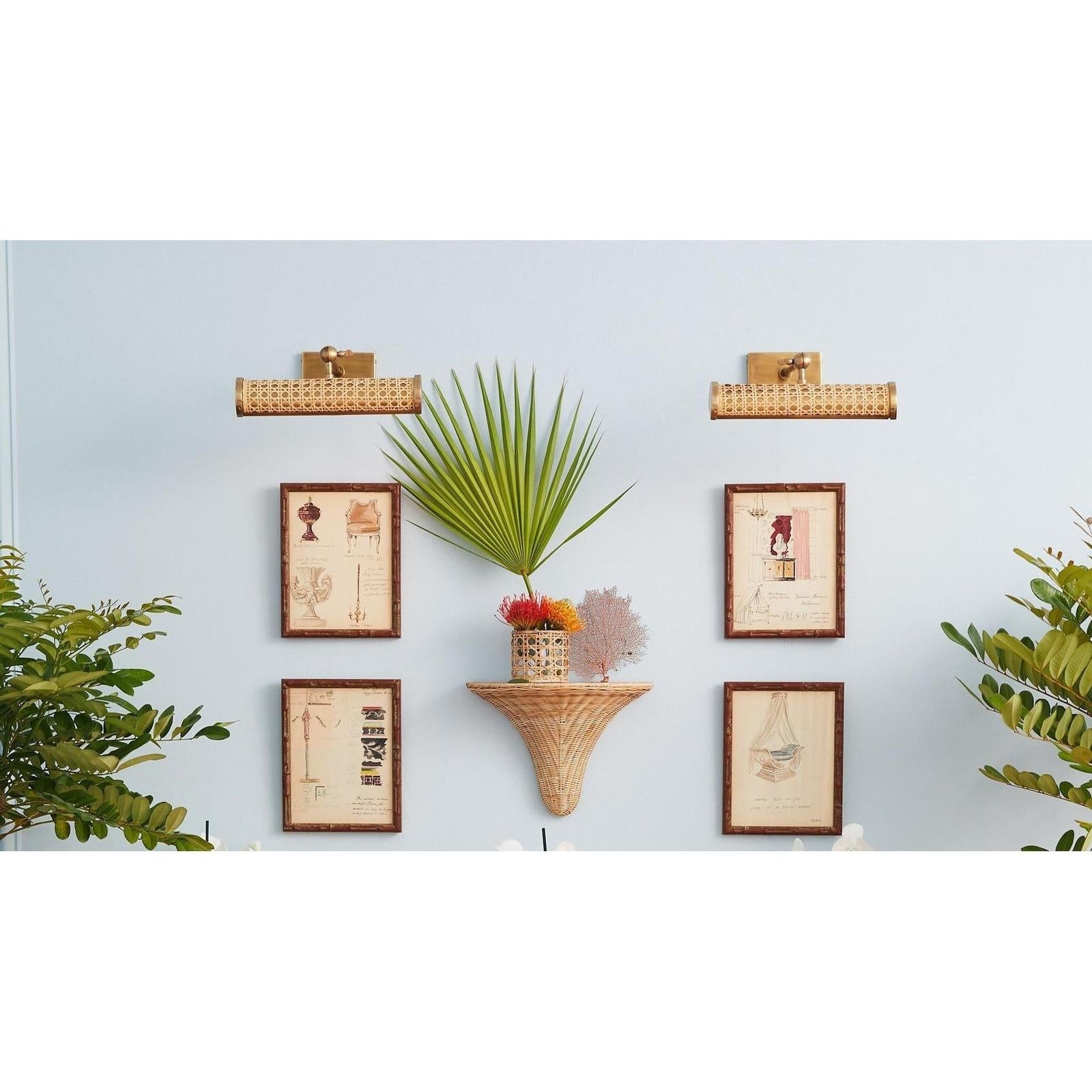 Chelsea House Cane Picture Light Sconce