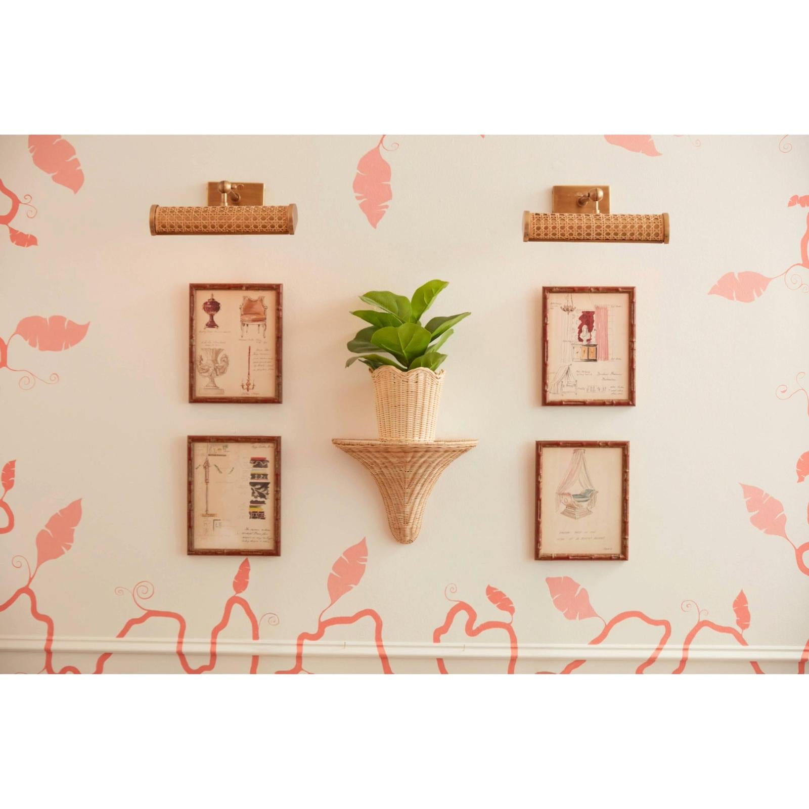 Chelsea House Cane Picture Light Sconce