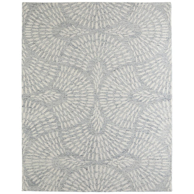 Feizy Wallace 8A38F Modern Floral & Botanical Rug in Gray/Ivory