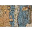 Feizy Pearson 39SCF Modern Abstract, Blue/Ivory/Brown, Rug