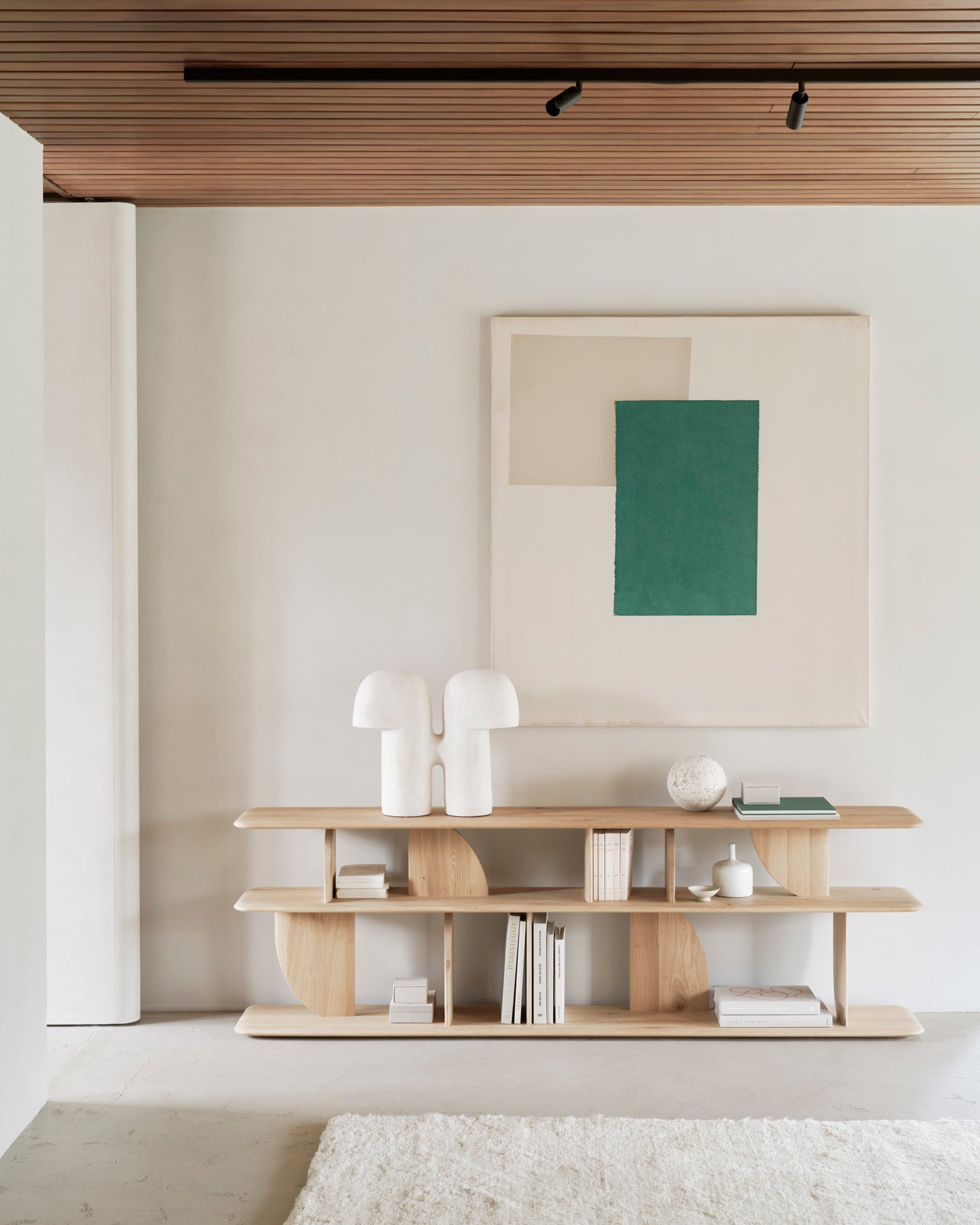 Ethnicraft Geometric Console Table