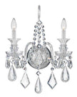 Schonbek Hamilton Rock Crystal 5501 2-Light Wall Sconce