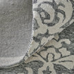 Feizy Belfort 8A26F Traditional Floral & Botanical Rug in Gray/Ivory/Black