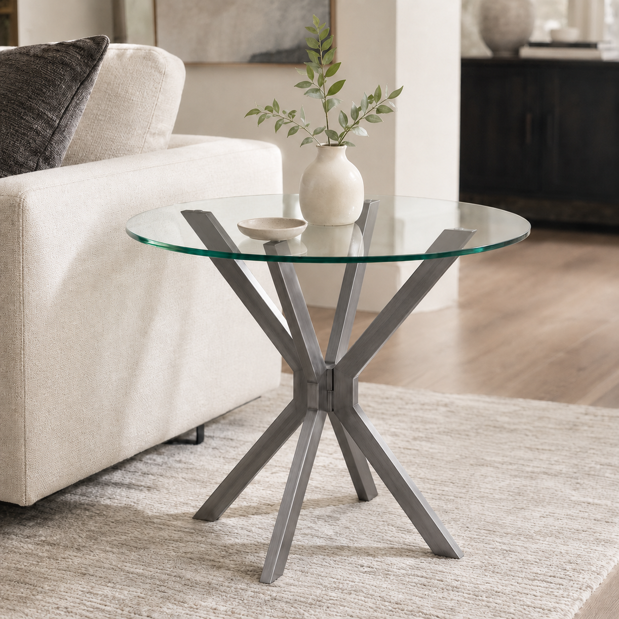 BMC Deen Round End Table