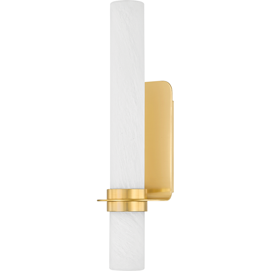 Hudson Valley Lighting Groveland Station 1 Light 4.75 inches Aged Brass Wall Sconce Wall Light