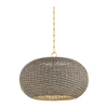 Hudson Valley Lighting Penarth 1 Light Aged Brass Pendant Ceiling Light