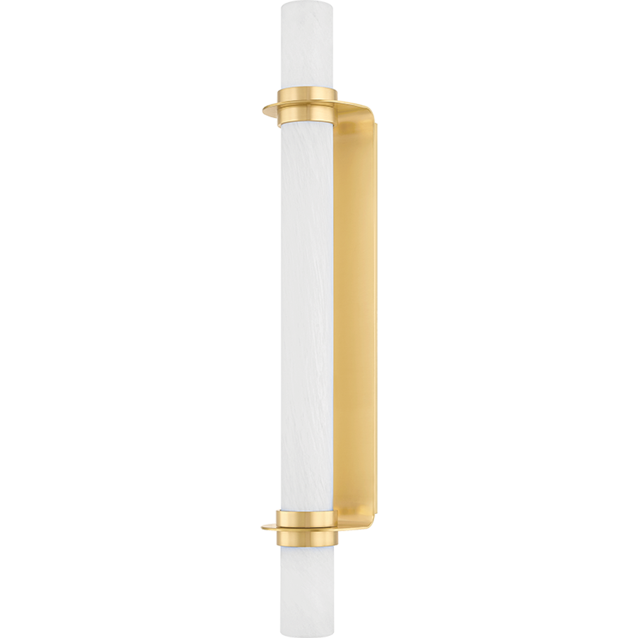 Hudson Valley Lighting Groveland Station 1 Light 4.75 inch Aged Brass Wall Sconce Wall Light