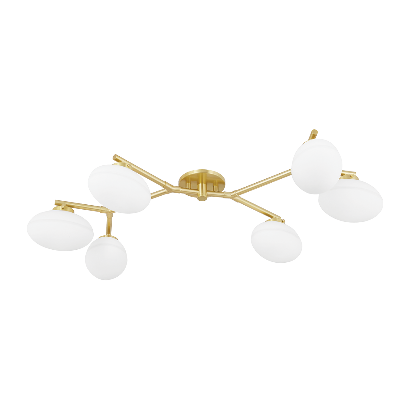 Hudson Valley Lighting Wagner 6 Light 40.88 inch Semi Flush Ceiling Light