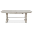 Magnussen Home Bronwyn Alabaster Extendable Rectangular Dining Table