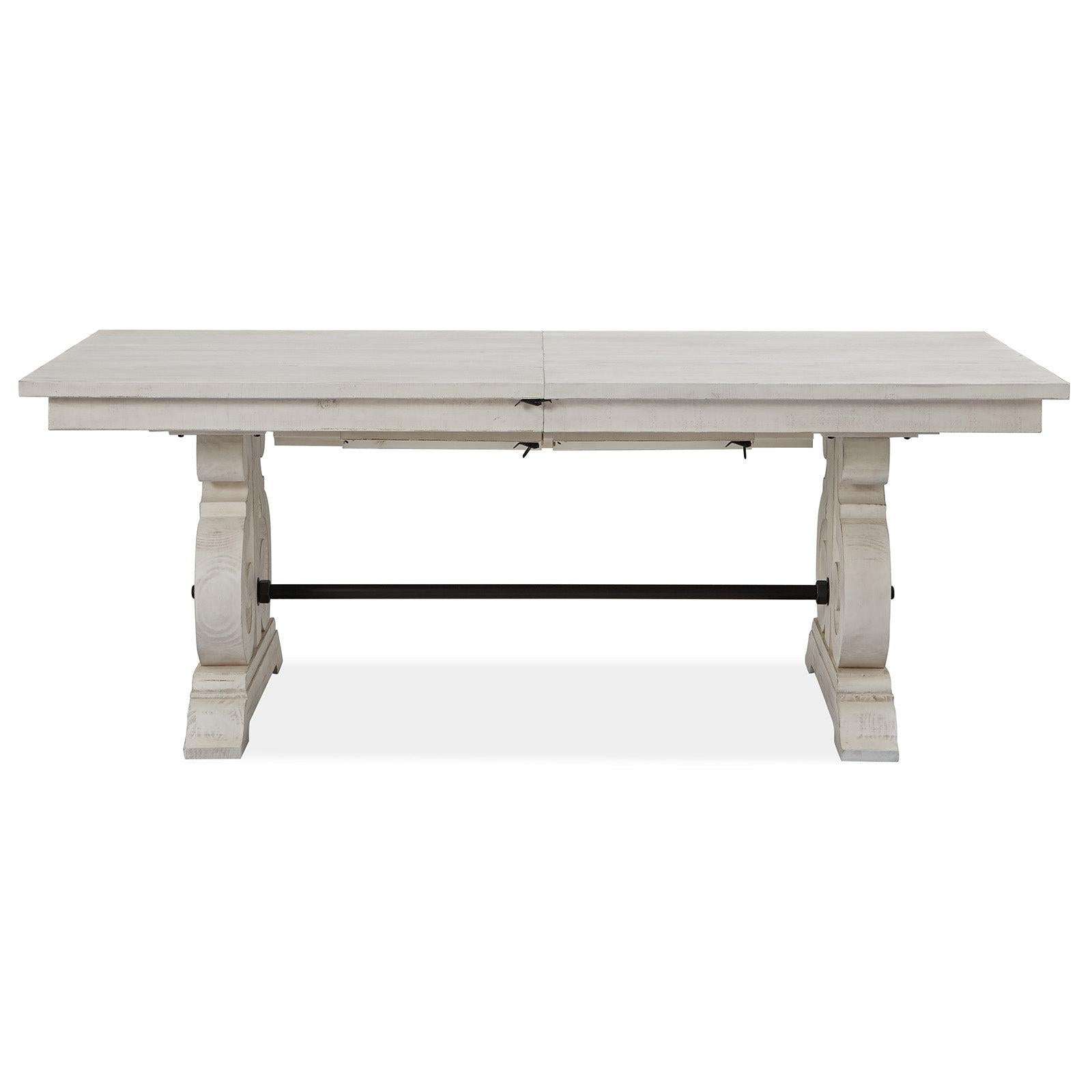Magnussen Home Bronwyn Alabaster Extendable Rectangular Dining Table