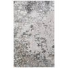 Feizy Micah 3336F Modern Abstract Rug in Silver/Gray/White