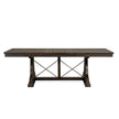 Magnussen Home Westley Falls Graphite Extendable Trestle Dining Table