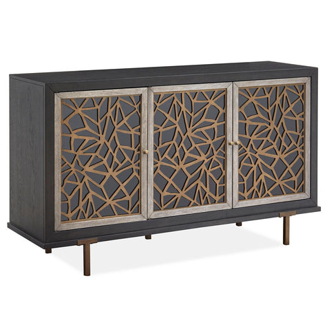 Magnussen Home Ryker Nocturn Black & Coventry Grey Server