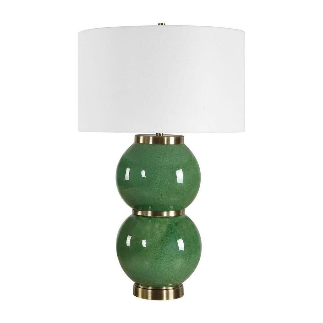 Uttermost Banner Green Spheres Table Lamp
