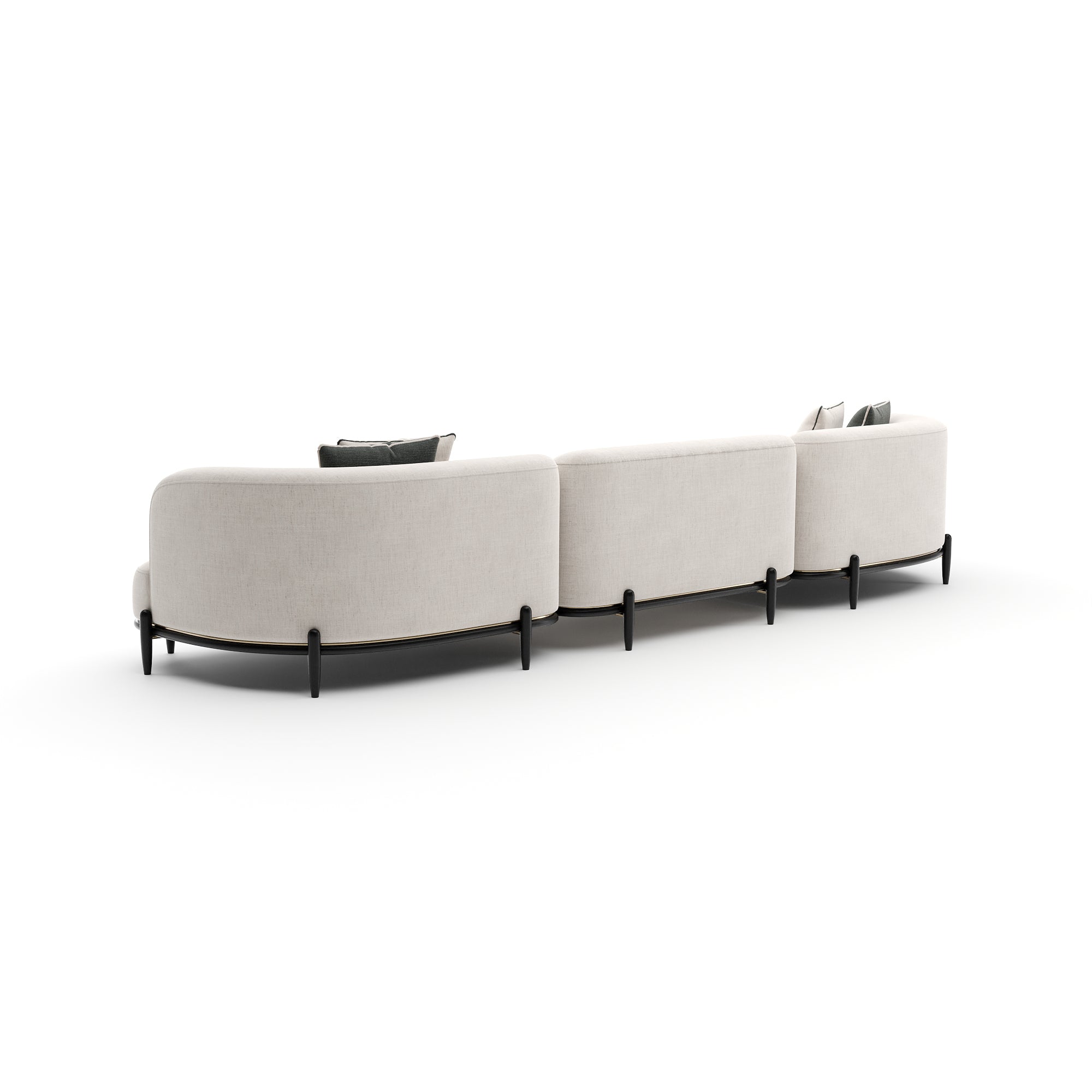 Caracole Madera Sectional