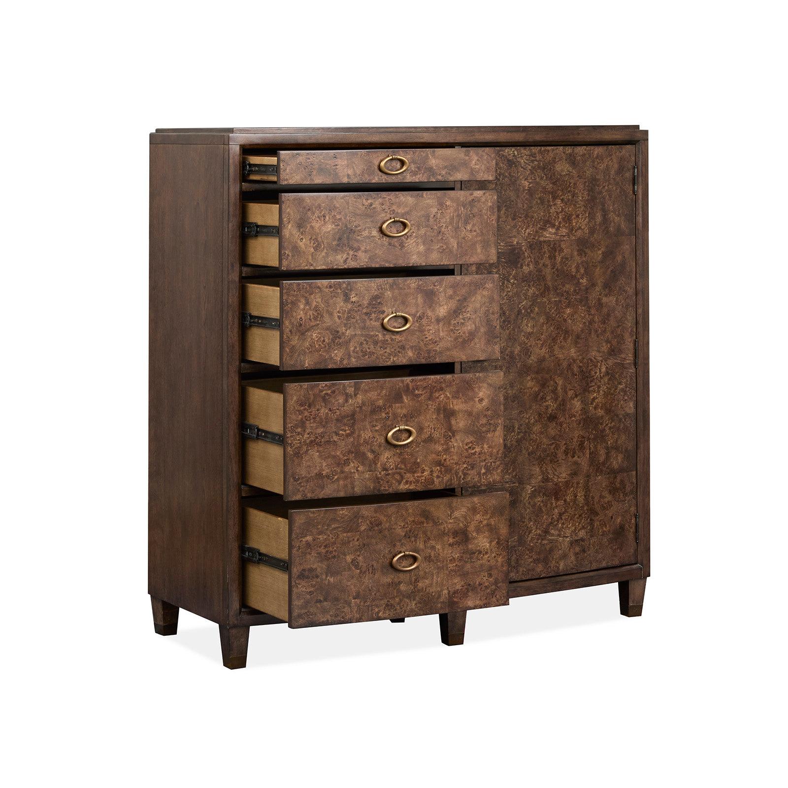 Magnussen Home Rowan Espresso Door Chest