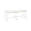 Chelsea House Renee Acrylic Long Bench