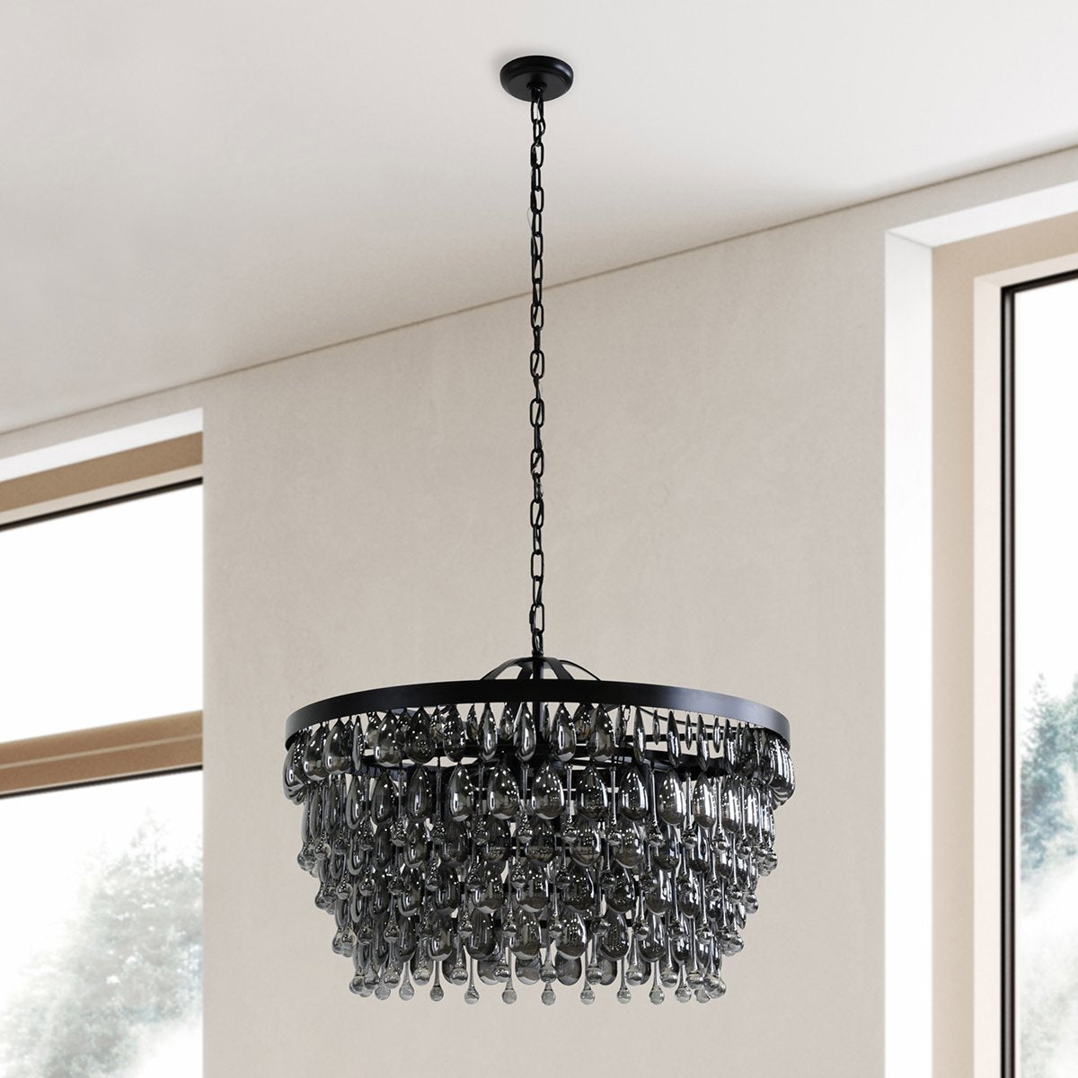Classic Home Renata Glass Round Chandelier