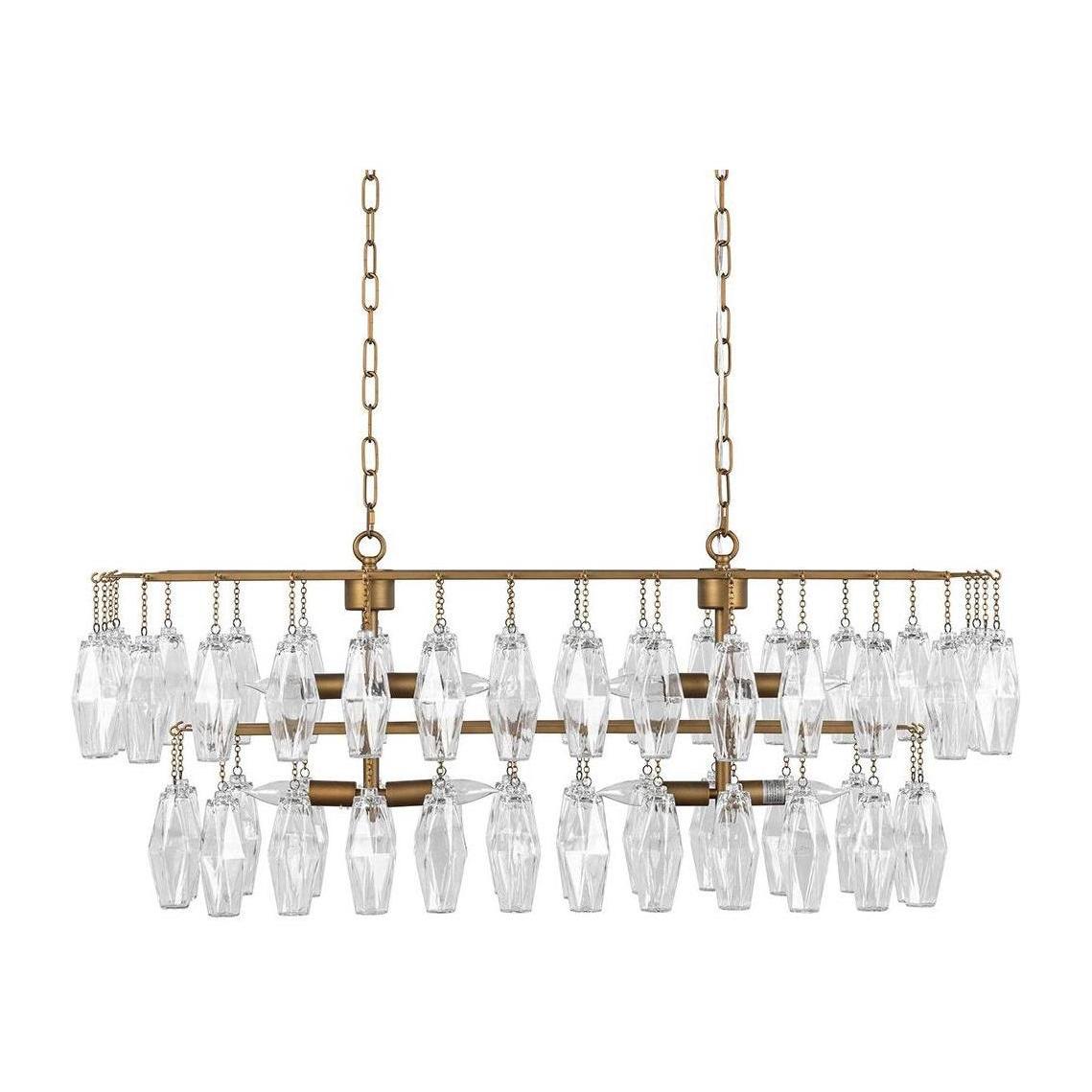 Classic Home Tressia Glass Round Chandelier
