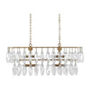 Classic Home Tressia Glass Round Chandelier