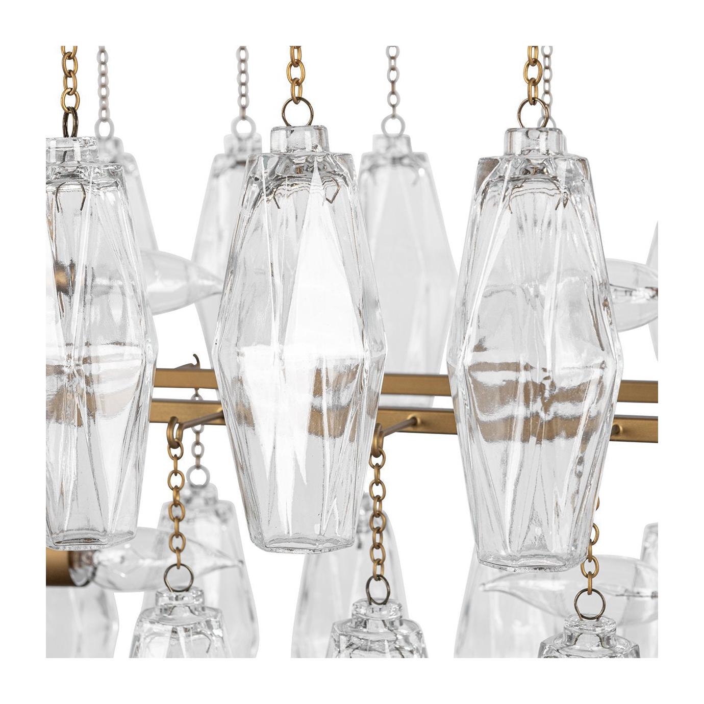 Classic Home Tressia Glass Round Chandelier