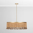 Classic Home Andren Wood Beaded Round Pendant