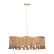 Classic Home Andren Wood Beaded Round Pendant
