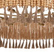 Classic Home Andren Wood Beaded Round Pendant