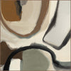 Classic Home Neutral Swirls Painting Art 48x48 by Buddy Whitlock