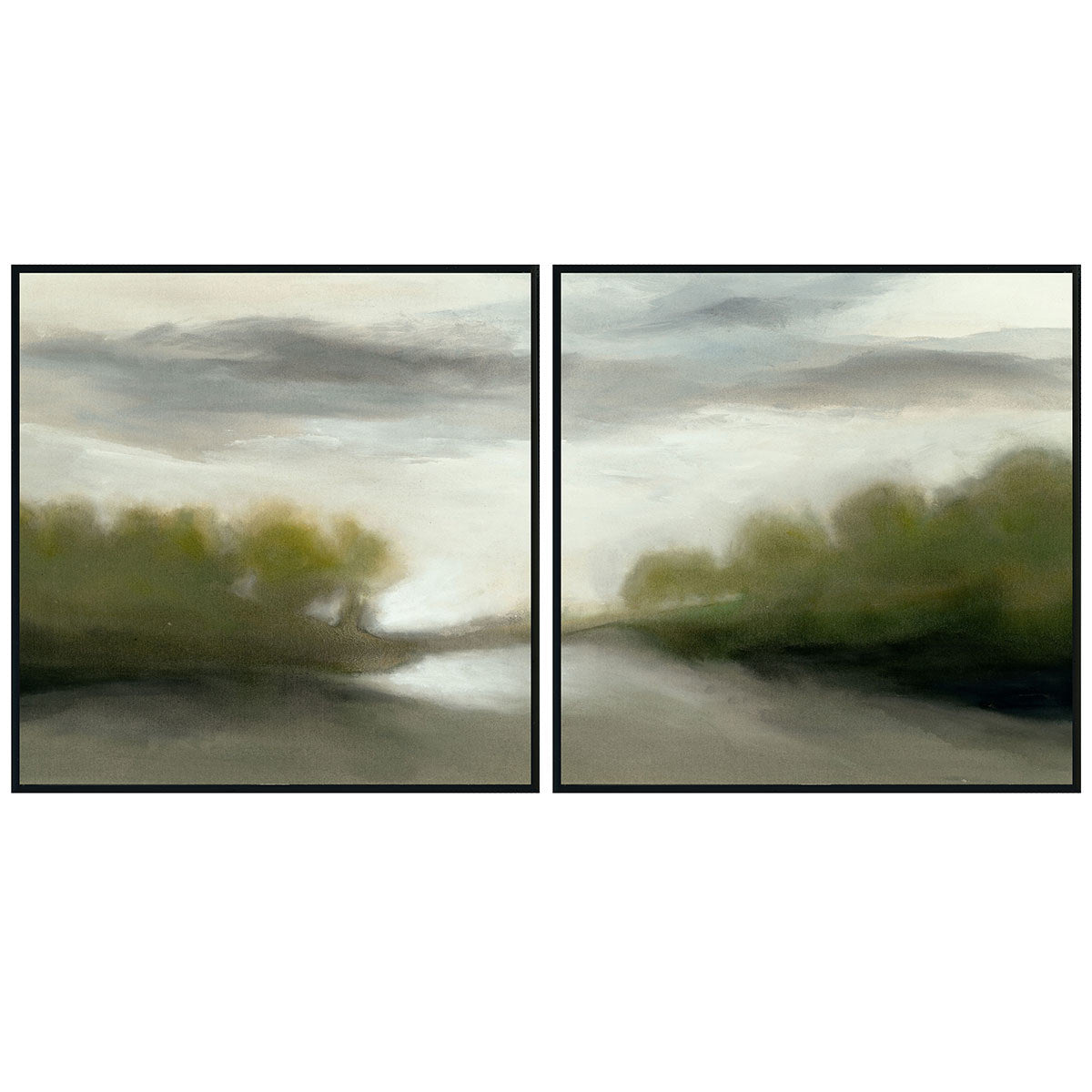 Classic Home Bewildered Painting 72x36 - Set of 2 by Buddy Whitlock