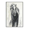 Classic Home Dark Horse Painting 48x72 by Buddy Whitlock