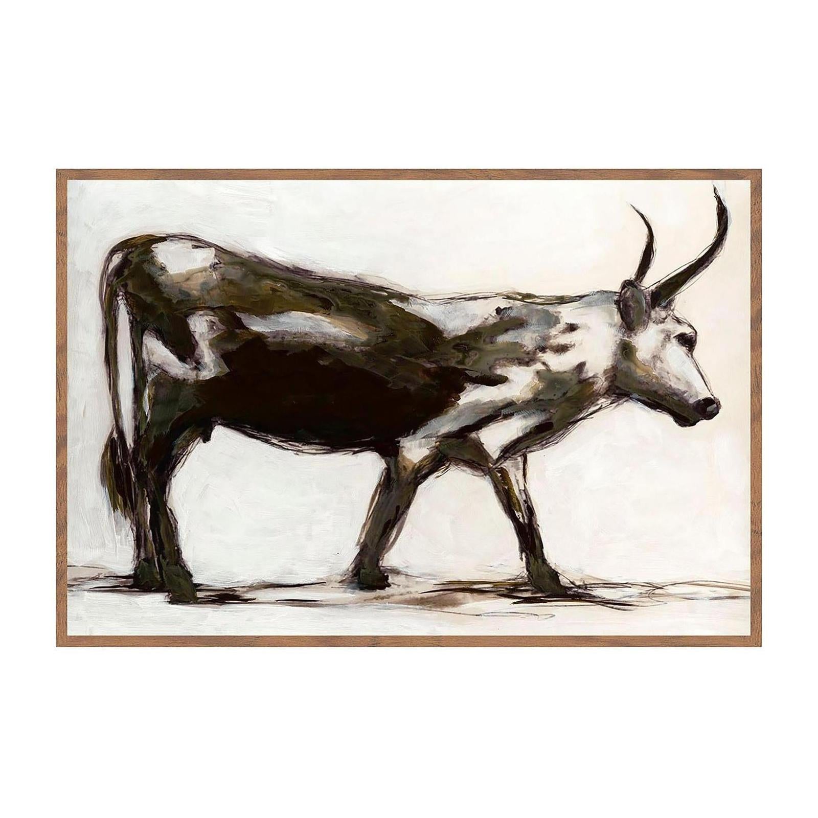 Classic Home Horn Painting 48x72 by Buddy Whitlock