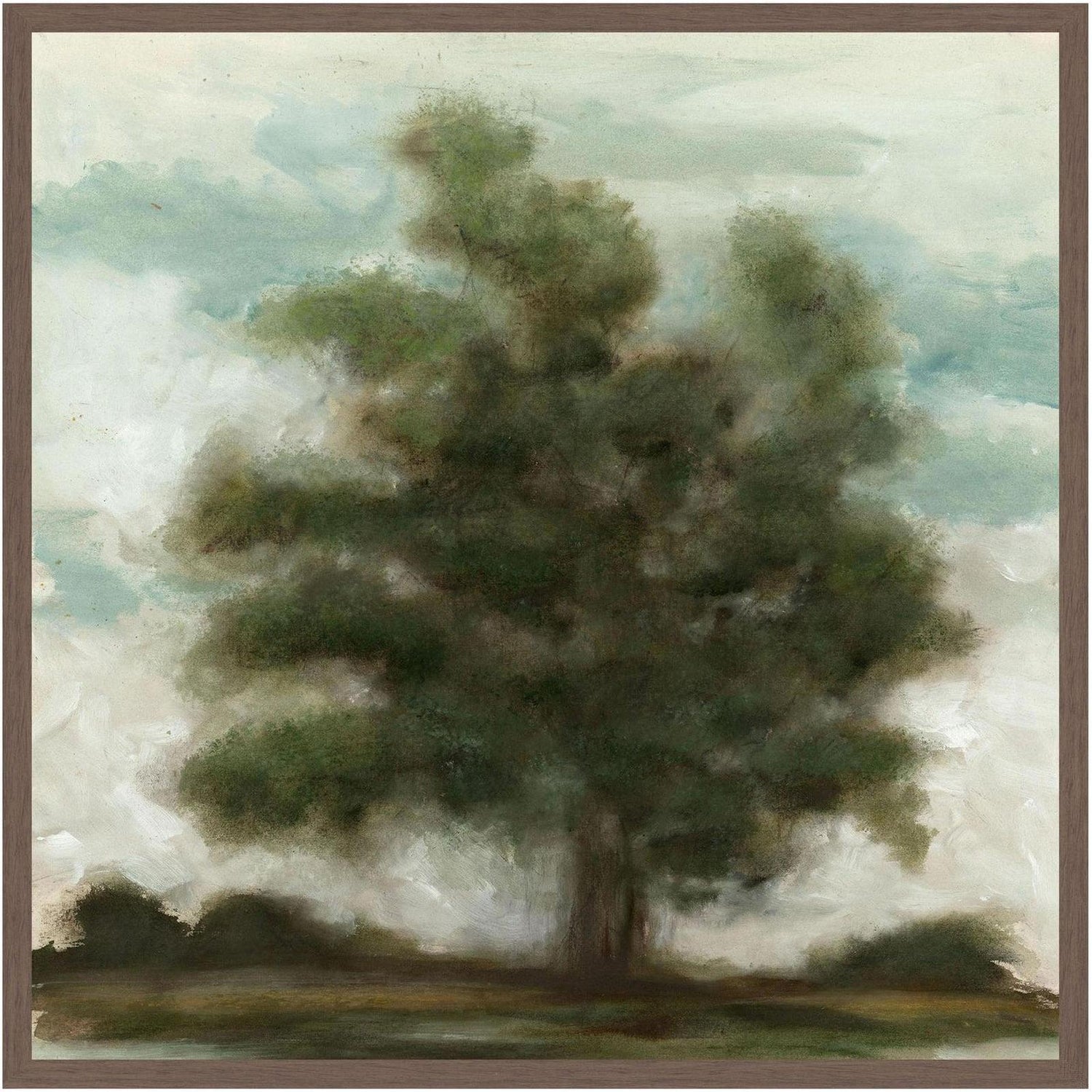 Classic Home Tree Painting 36x36 by Buddy Whitlock