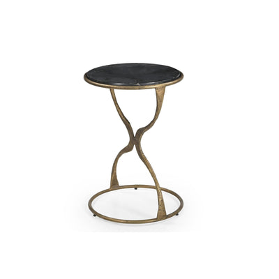 Bassett Mirror Hourglass Accent Table