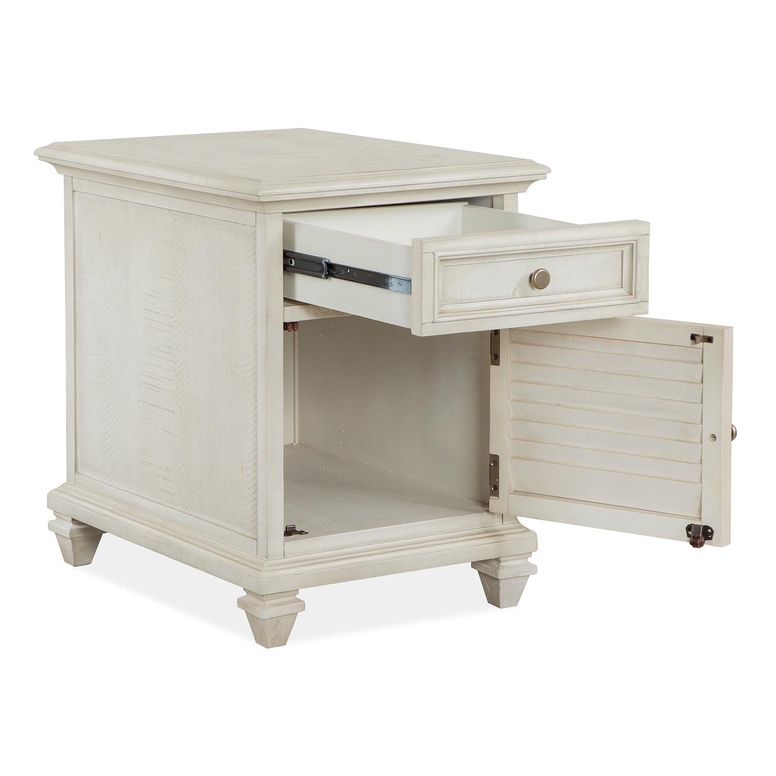 Magnussen Home Newport Alabaster End Table