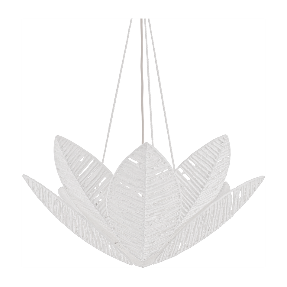 Corbett Azores 3 Light Warm Silver Leaf Chandelier Ceiling Light