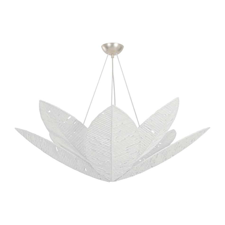 Corbett Azores 8 Light Warm Silver Leaf Chandelier Ceiling Light