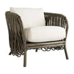 Arteriors Strata Muslin Gray Lounge Chair