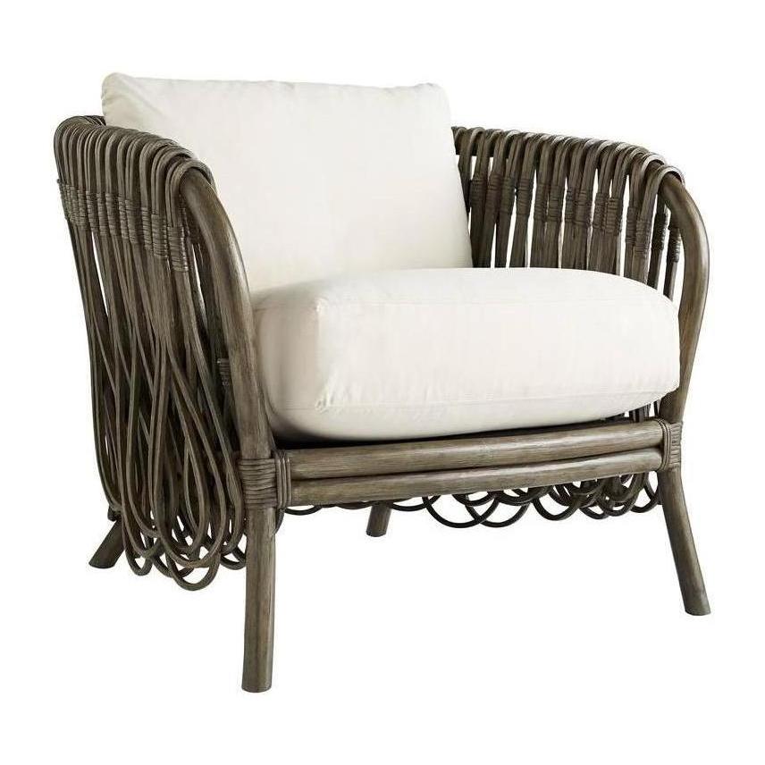 Arteriors Strata Muslin Gray Lounge Chair